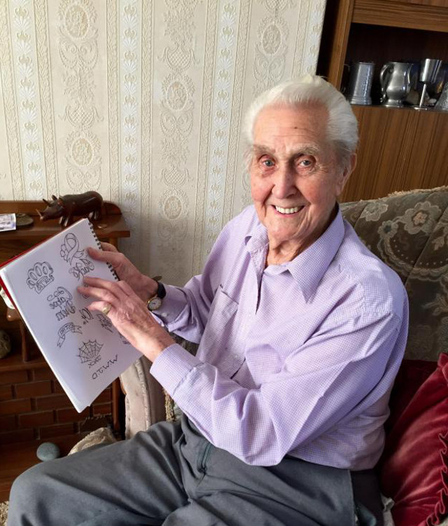 104 year old to get tattoo in aid of Derbyshire hospice