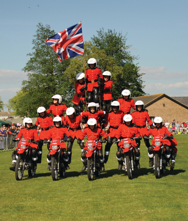 The Imps Motorcycle Display Team - Chatsworth Country Fair
