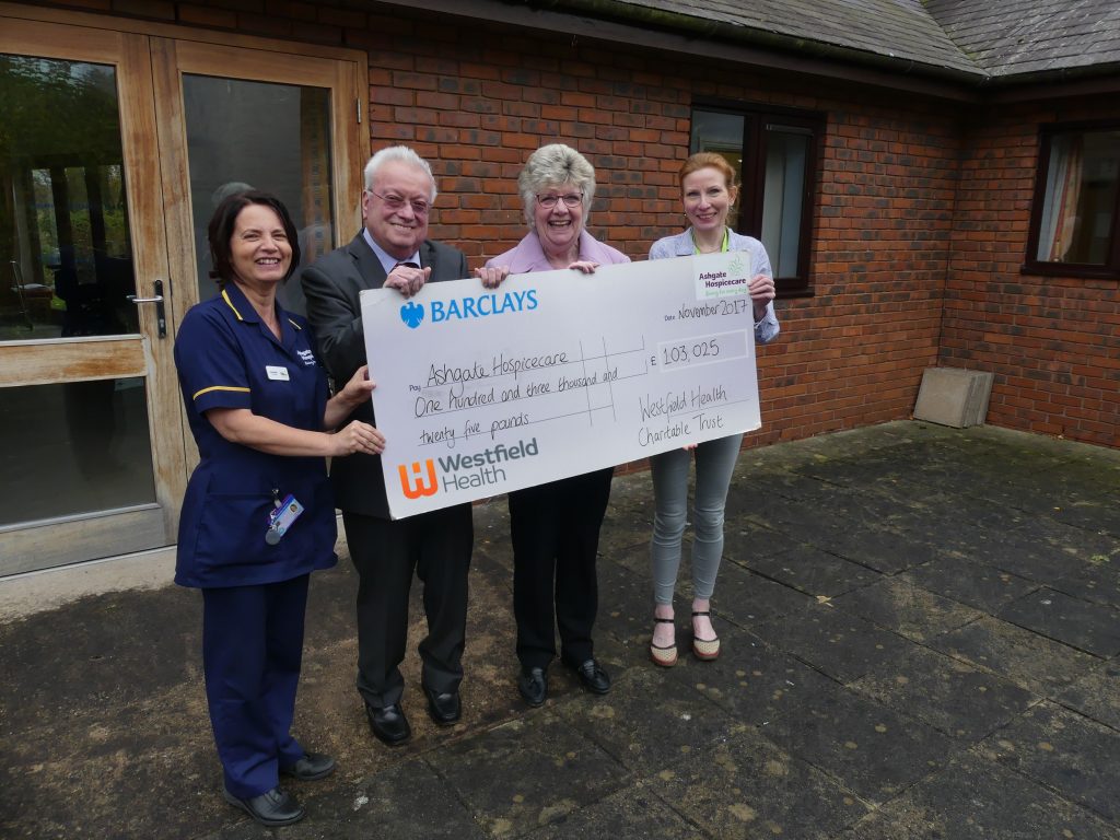 Ashgate Hospicecare Receives Grant From Westfield Health Charitable ...