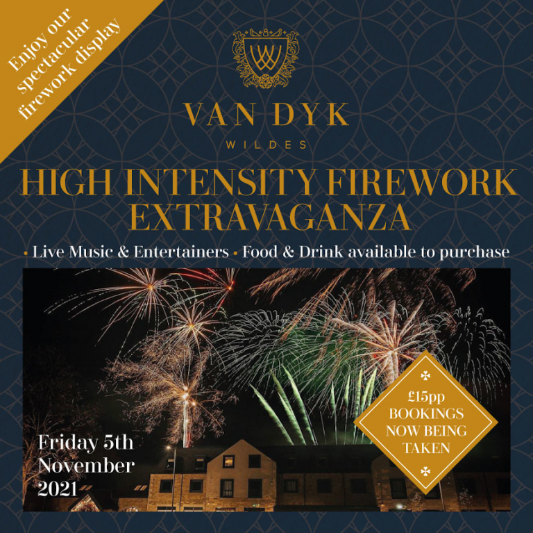 Bonfire Night at Van Dyk Hotel Destination Chesterfield Destination