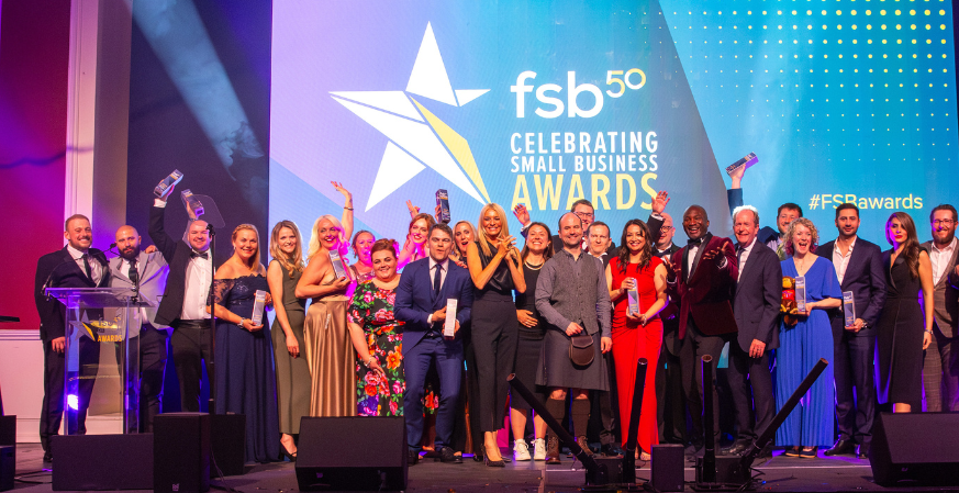 a group of award winners at the FSB Awards 2024