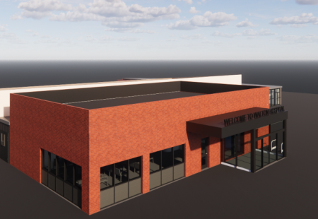 Artists Impression of Chesterfield Community Diagnostic Centre
