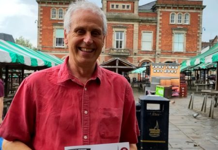 Peter Gray at Chesterfield Market Hall