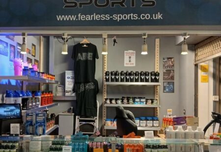 Fearless Sports Market Hall stall