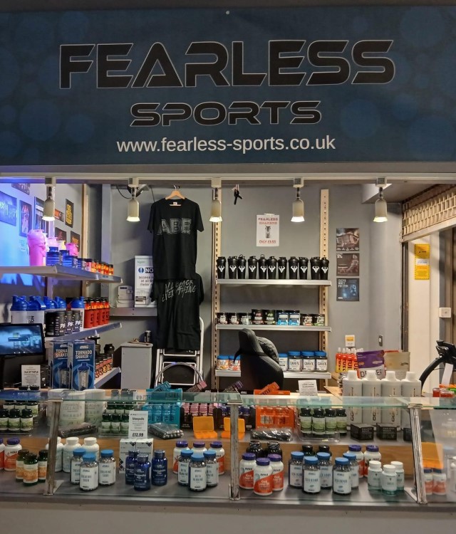 Fearless Sports Market Hall stall