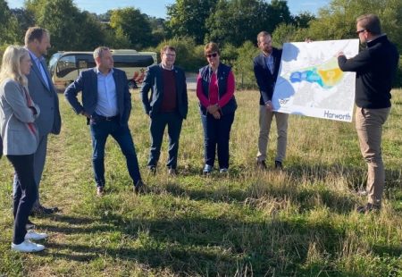 Staveley corridor MPs and councillors visit