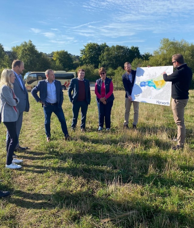 Staveley corridor MPs and councillors visit