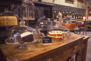 Range of cakes at Vintage Tea Rooms