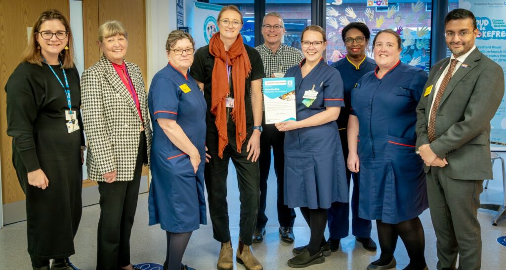 Chesterfield royal hospital breast feeding award