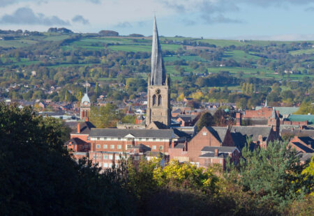 Chesterfield spire view